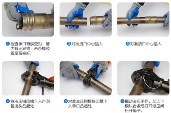 日照钳压式声测管产品安装施工